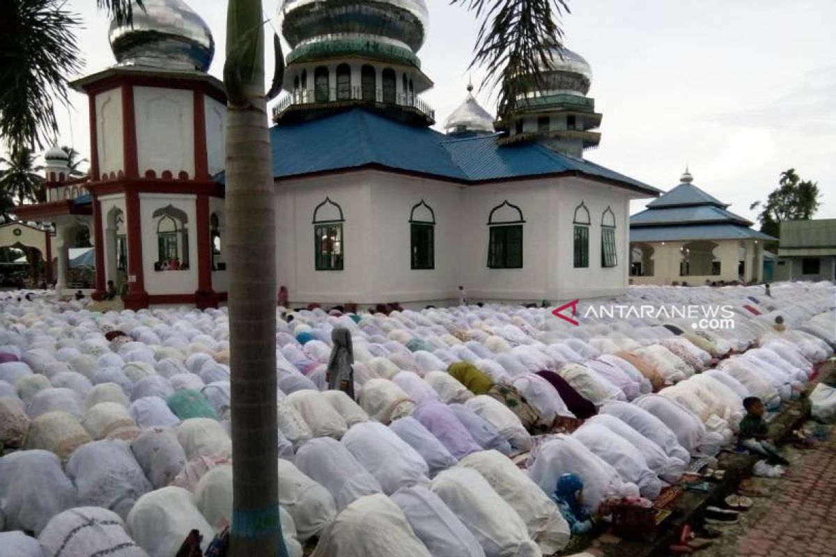 Ribuan umat muslim di Nagan Raya  sudah rayakan  Idul Adha