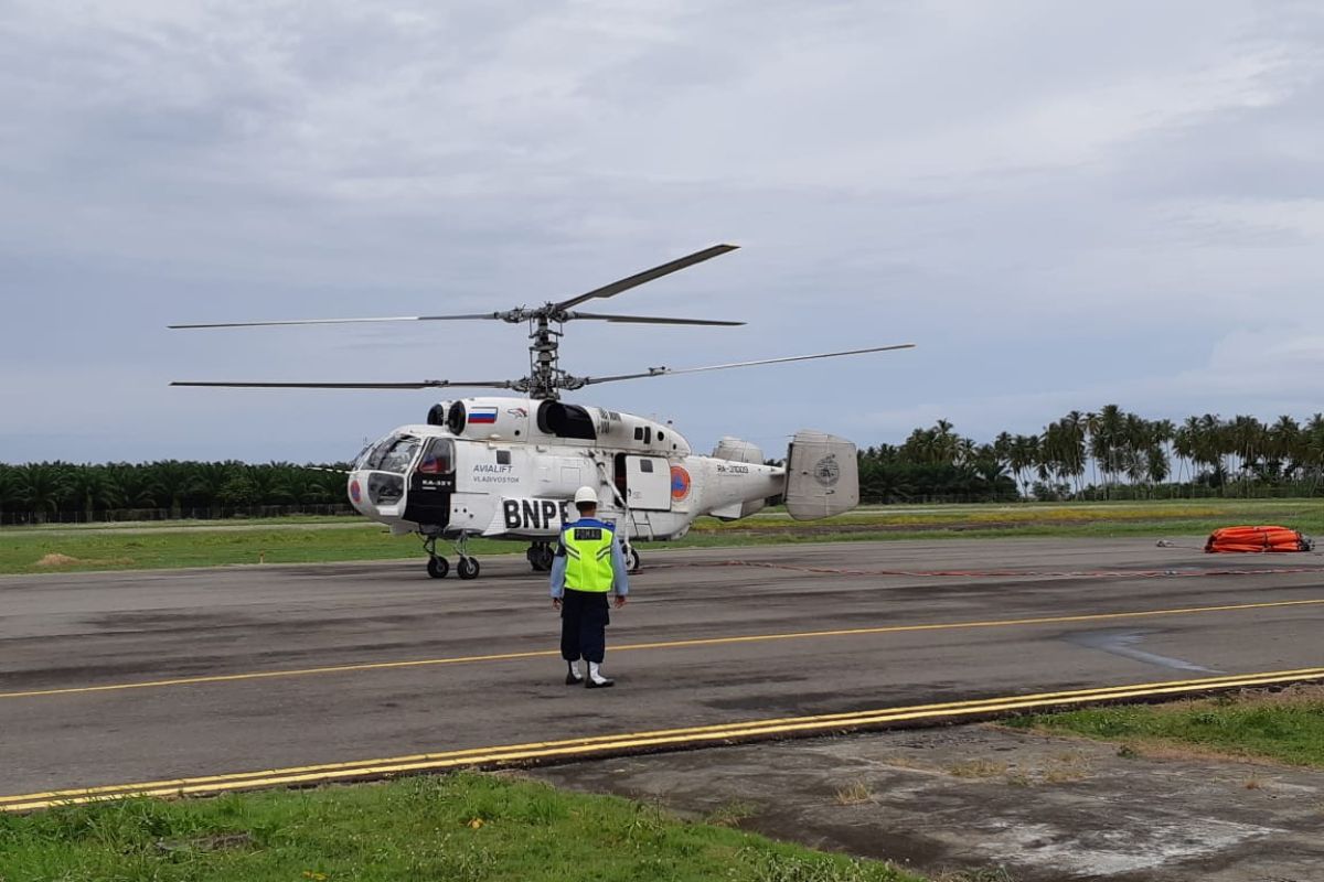 BPBA kerahkan helikopter padamkan kebakaran lahan di Aceh Barat