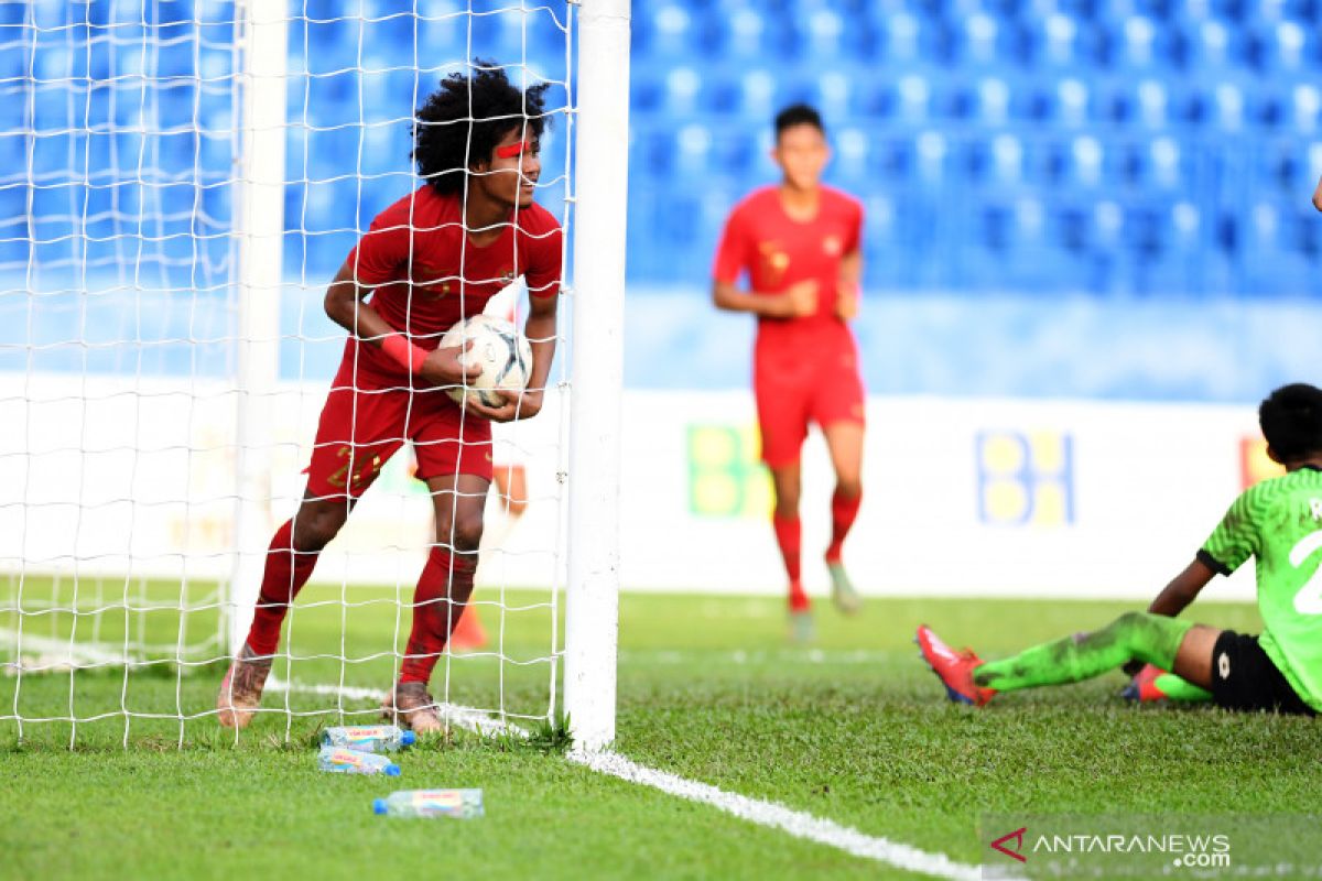 Babak pertama timnas U-18 Indonesia diimbangi Laos 0-0