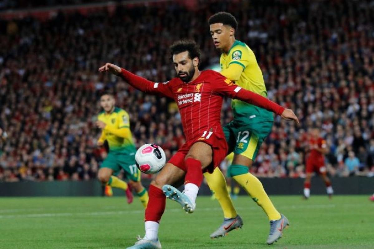 Liverpool bungkam Norwich pada laga pembuka Liga Premier