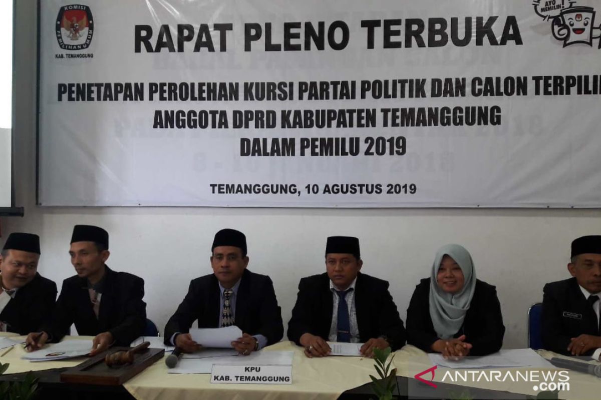 Wajah lama dominasi DPRD Temanggung