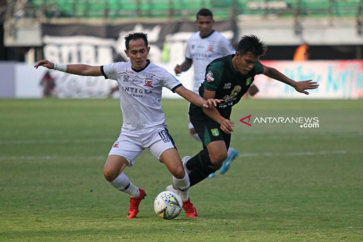 Persebaya ditahan imbang Madura United 2-2