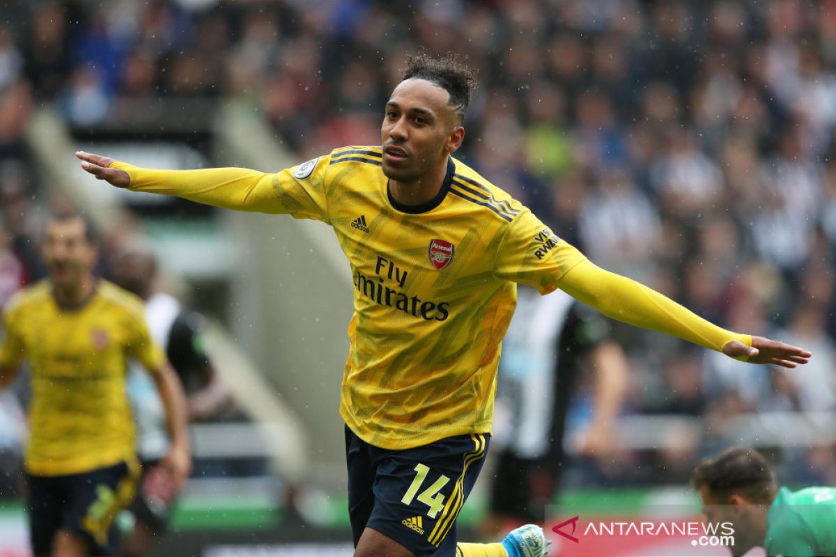 Gol tunggal Aubameyang bawa Arsenal menang di Newcastle, Liga Inggris