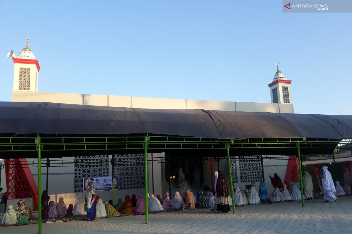 Masjid Alfalah tempat korban gempa-likuefaksi Sigi shalat Idul Adha