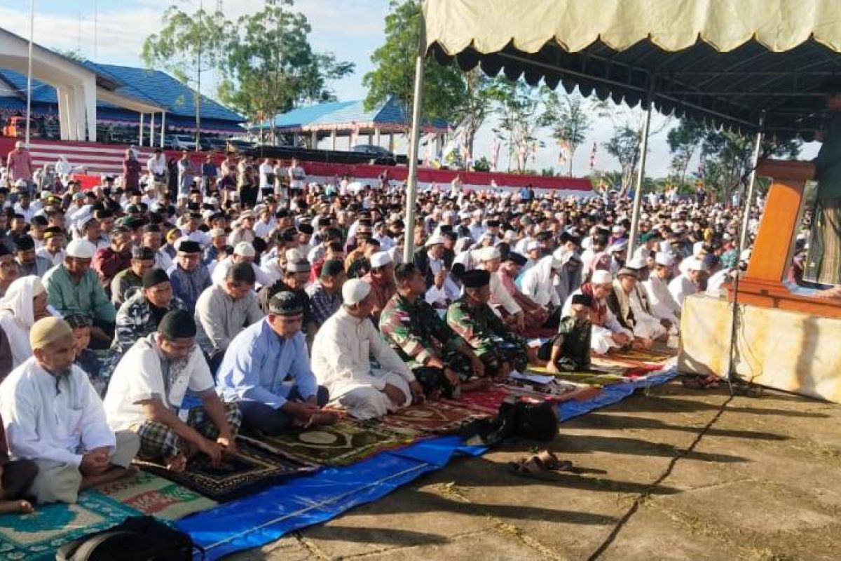 Salat Idul Adha di Boven Digul Papua berjalan lancar