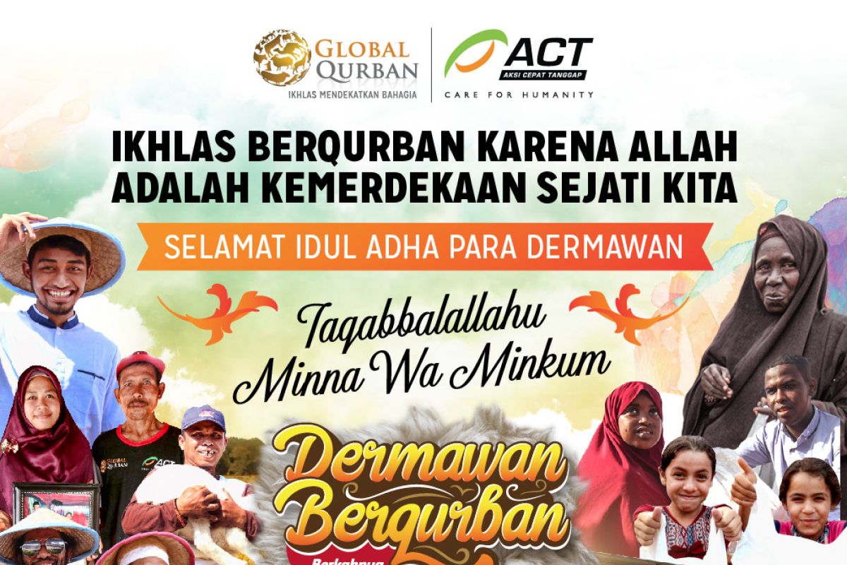 Global Qurban-ACT sebarkan hewan kurban untuk jutaan penerima manfaat di Indonesia dan Dunia