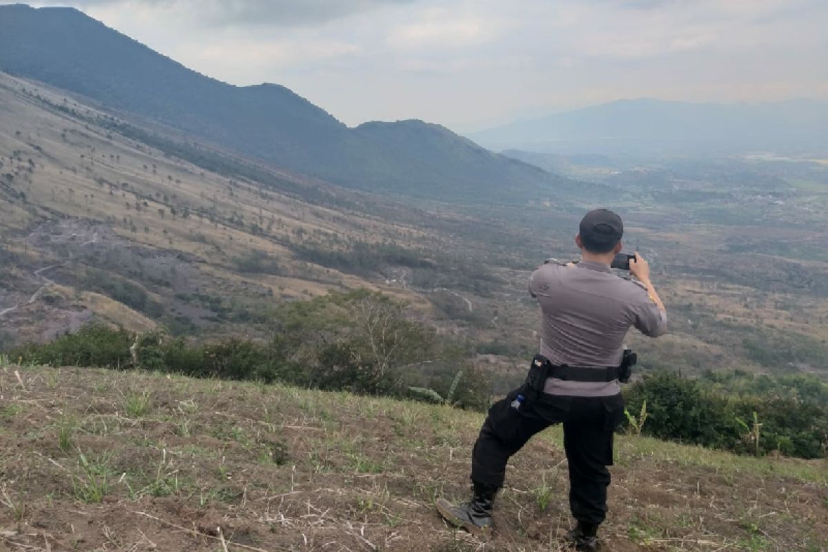 Kebakaran hutan di Gunung Guntur, Polisi: Ada unsur kesengajaan