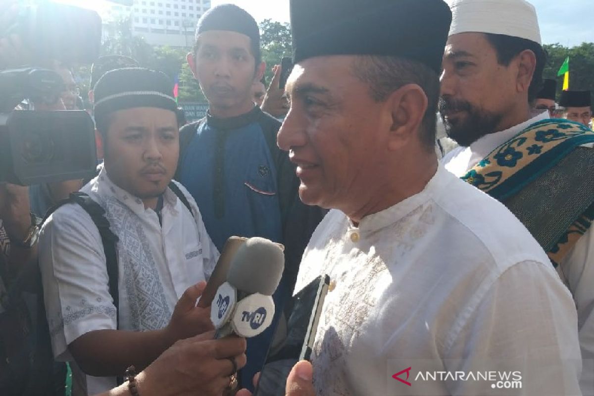 Gubernur Edy Rahmayadi ajak umat Muslim yang mampu berkurban