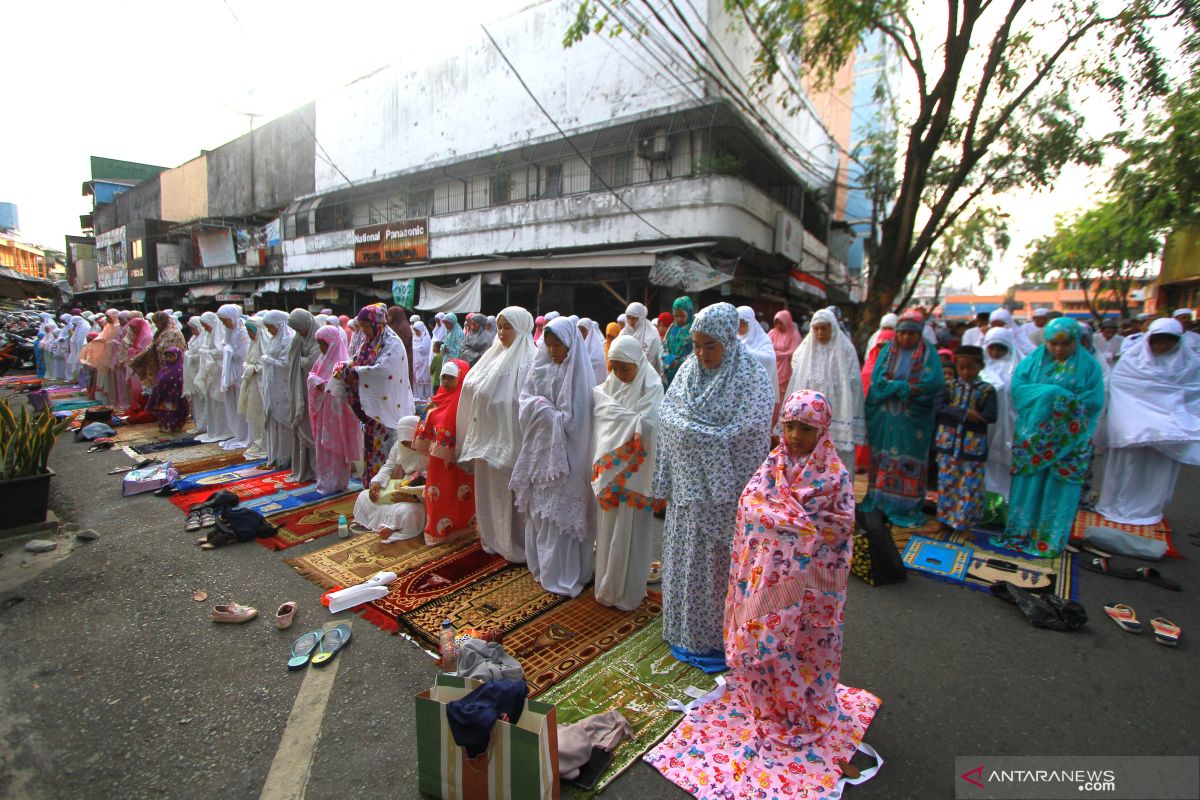 Shalat idul Adha di Banjarmasin lancar