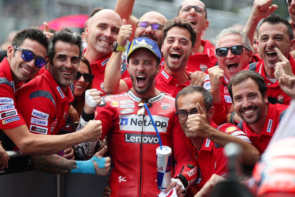 Hasil GP Austria, Dovizioso kukuhkan Ducati tak terkalahkan di Spielberg