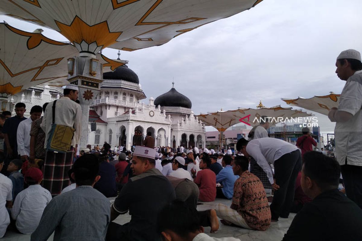 Ini pesan khatib Idul Adha di masjid Raya Baiturrahman