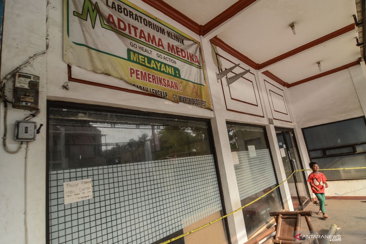 Warga kaget saat polisi geledah klinik Aditama tempat praktik aborsi