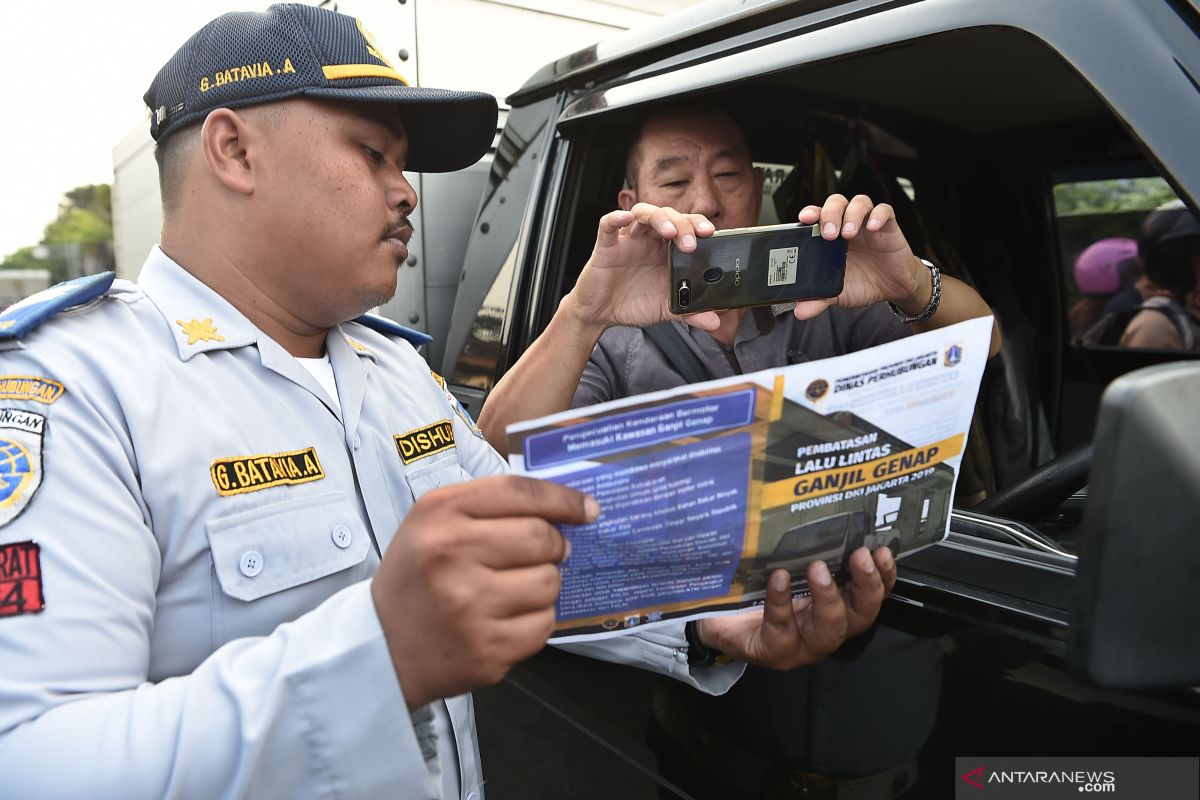 Uji coba ganjil genap, kualitas udara Jakarta di tingkat sedang