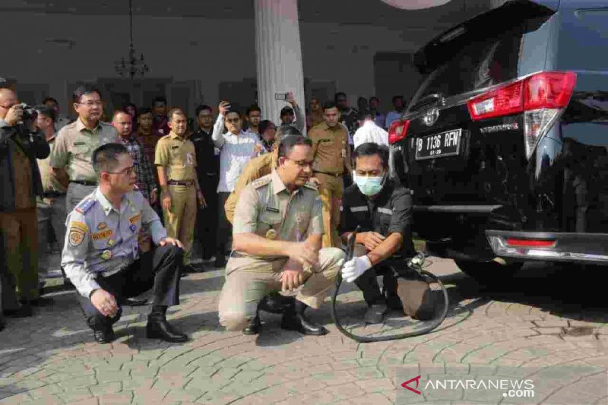 Kendaraan teruji emisi di Jakarta hanya lima persen