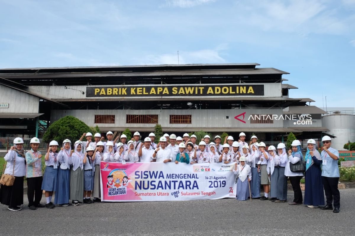 Peserta SMN 2019 kunjungi PT Perkebunan Nusantara IV Kebun Adolina