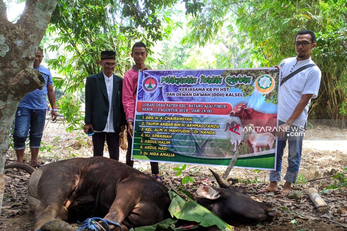 Pelaksanaan kurban pii-ddii di pedalaman meratus lancar