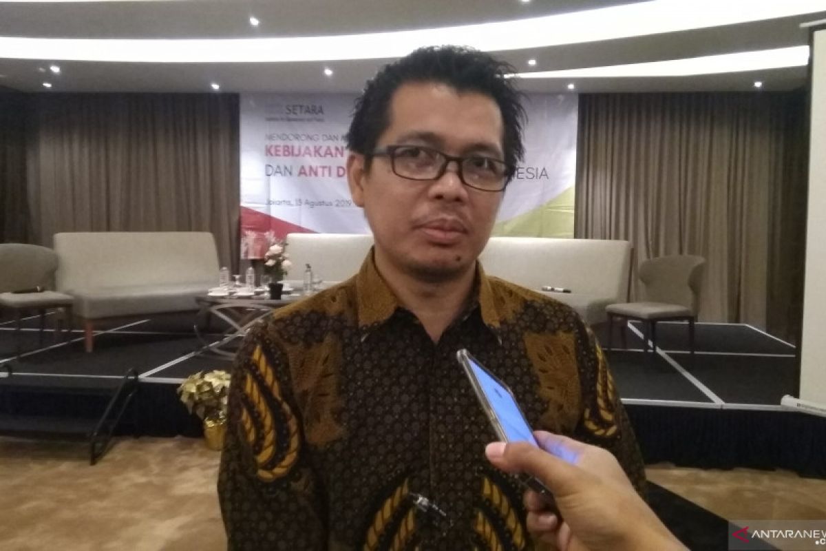 SETARA sebut perda diskriminatif dilatarbelakangi motif politik