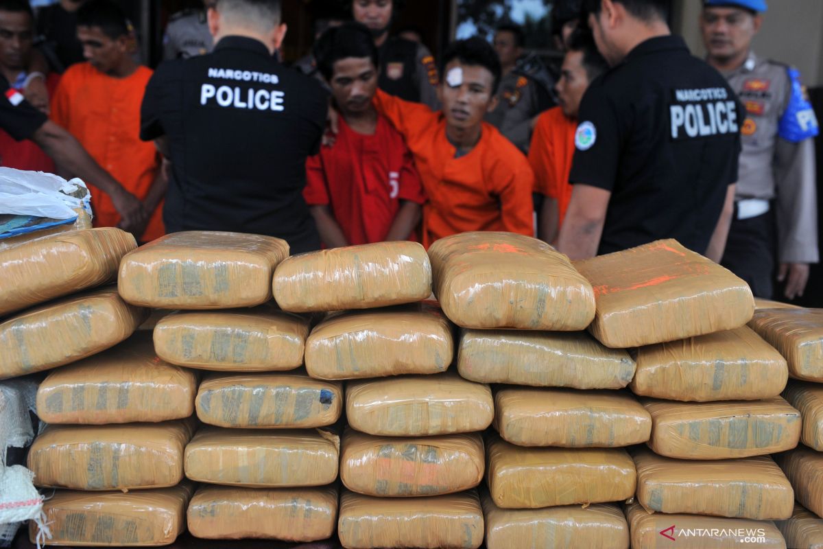 Polisi amankan 38,66 kg sabu-sabu