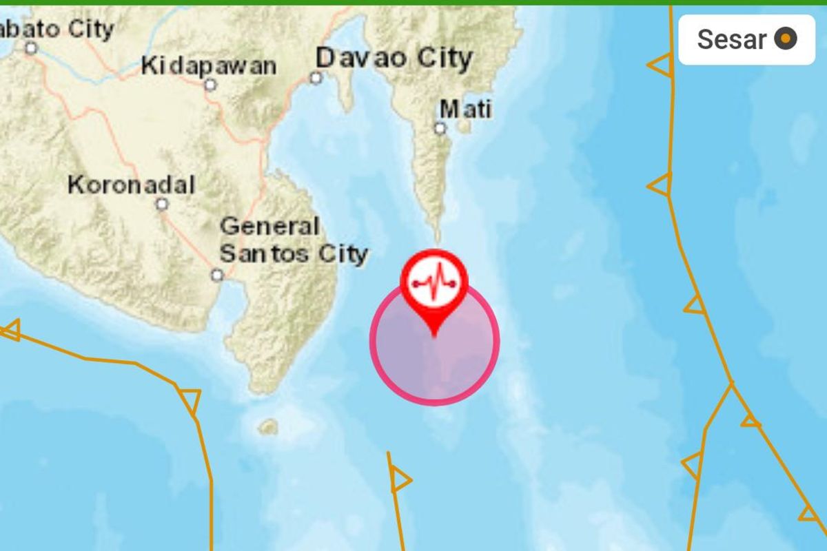 Barat laut Melonguane diguncang gempa magnitudo 5,1