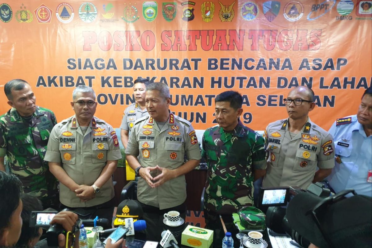 Polri dorong Satgas Karhutla Sumsel fokus desa rawan