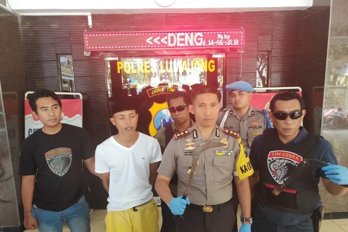 Polisi tangkap pelaku pembacokan  bapak-menantu