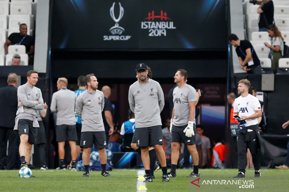 Juergen Klopp tolak anggapan Liverpool favorit juara Piala Super Eropa