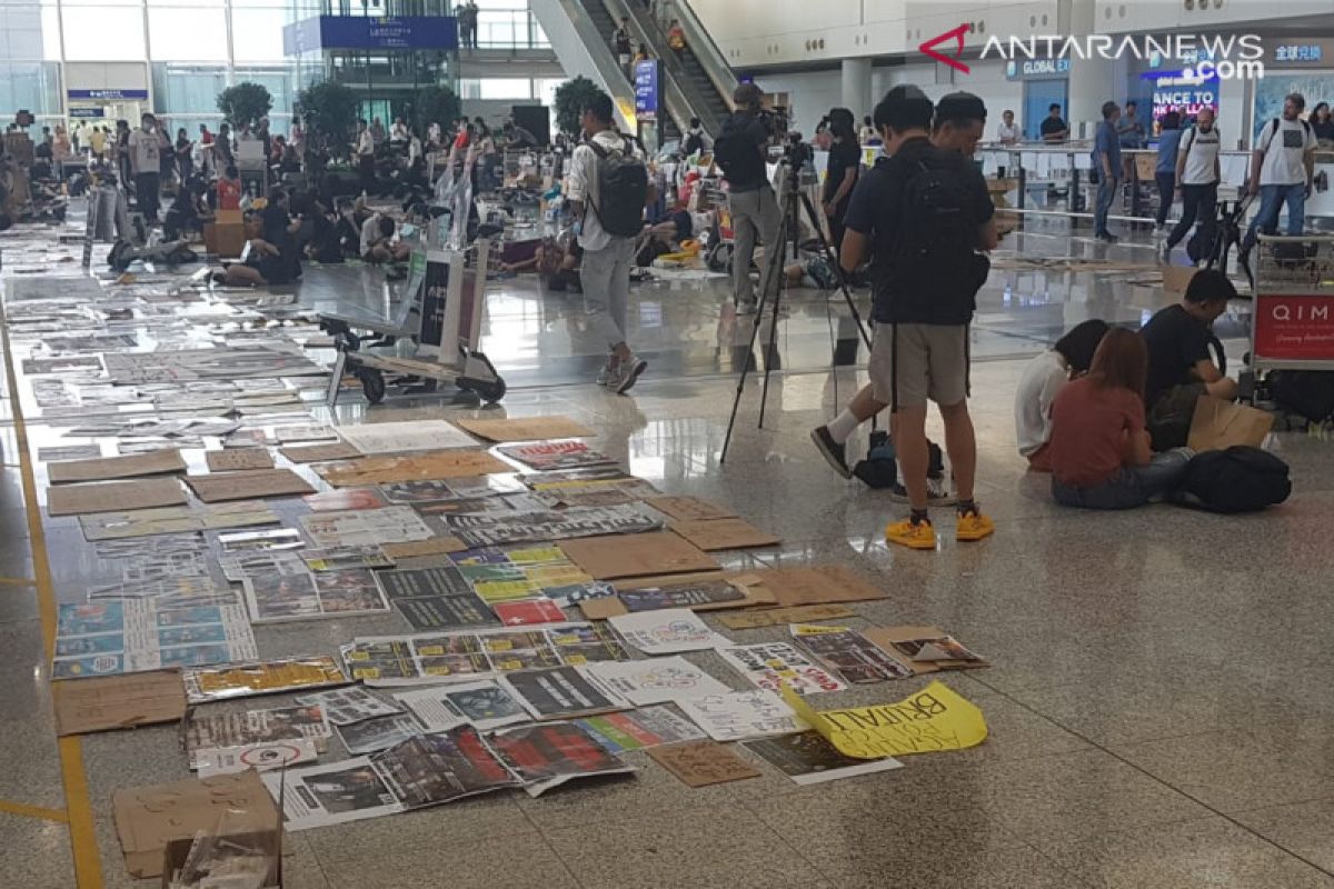 Bandara Hong Kong terpantau normal