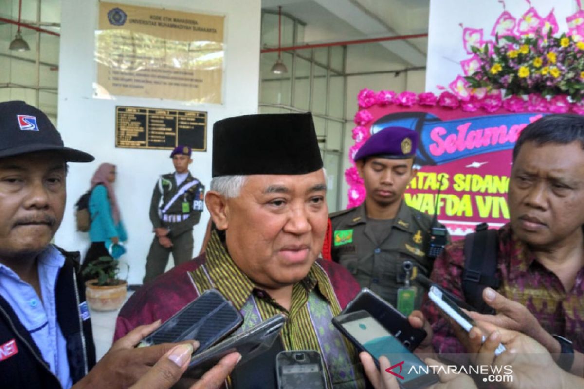 Tokoh Muhammadiyah Din Syamsuddin: tidak ada NKRI bersyariah