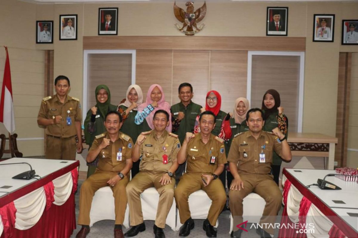 Sekda HSS sambut tujuh pengajar muda dari Indonesia Mengajar