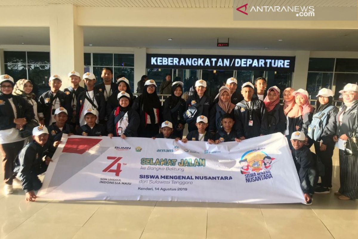 23 peserta SMN Sultra diberangkatkan ke Bangka Belitung