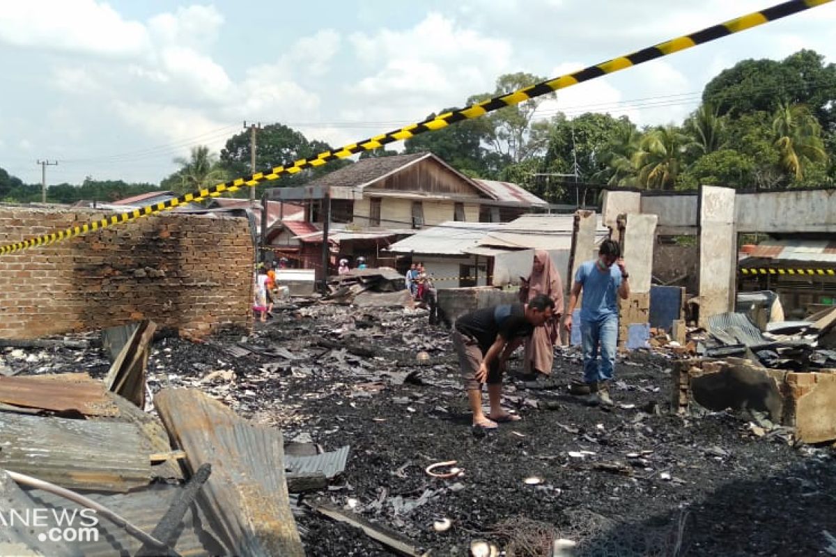 Sebanyak 50 rumah di Paser hangus terbakar