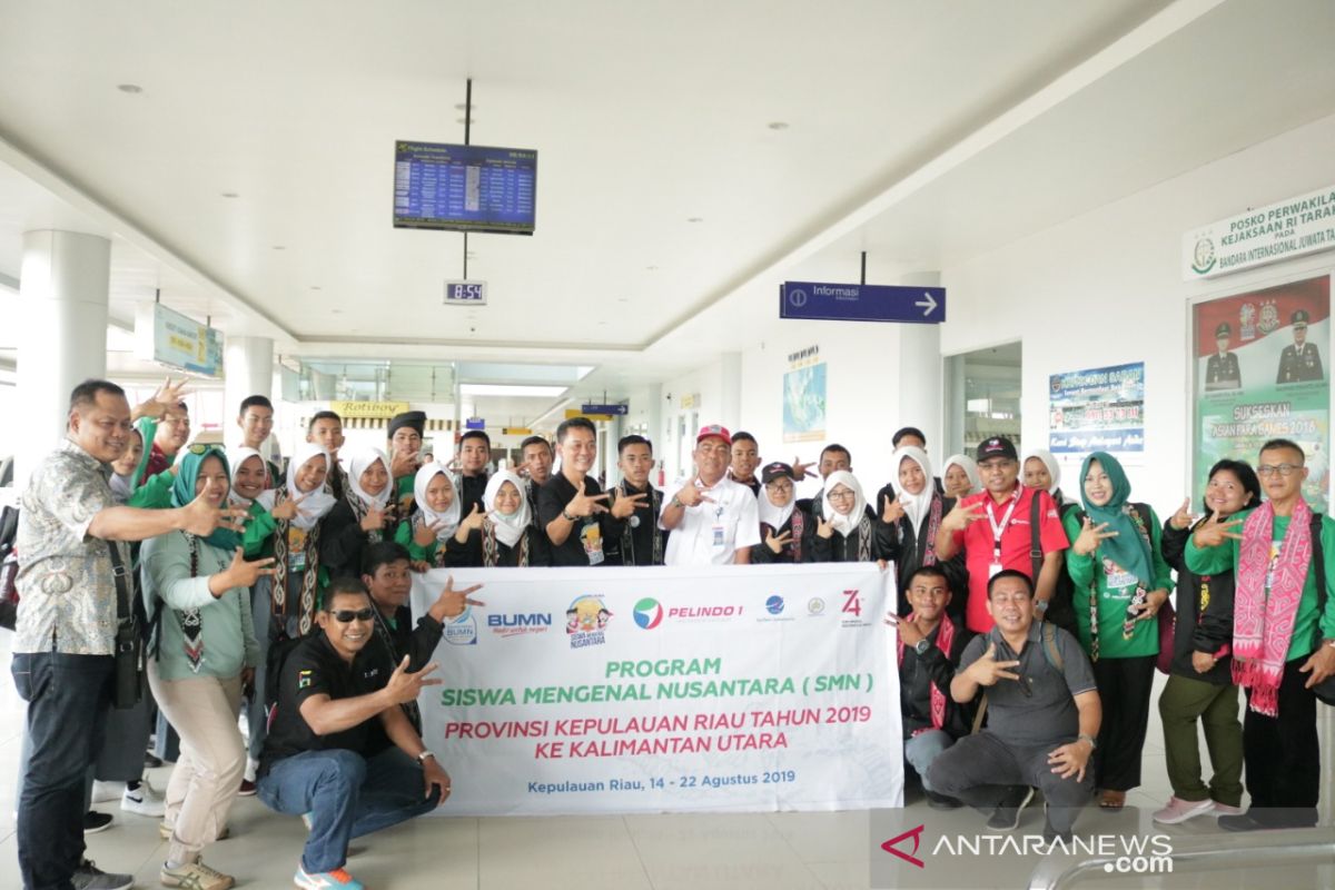 Peserta program SMN 2019 Kepulauan Riau tiba di Tarakan
