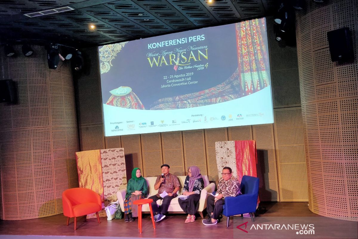 Pameran Warisan kembali digelar pada 22-25 Agustus di JCC