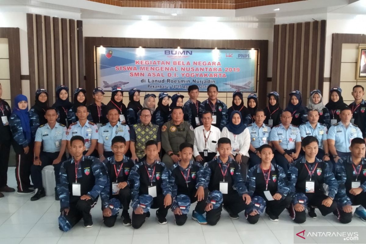 TNI AU latih peserta SMN program bela negara
