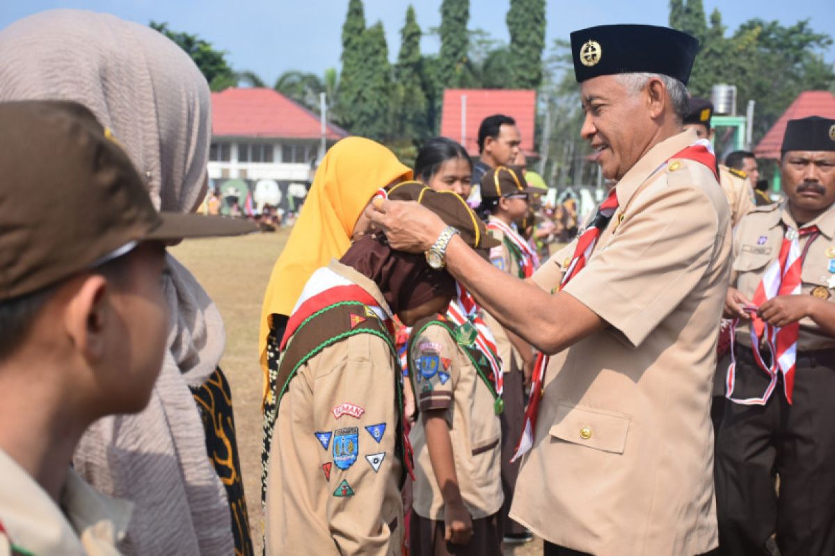 Bupati Sleman mengajak Pramuka peka pilih informasi