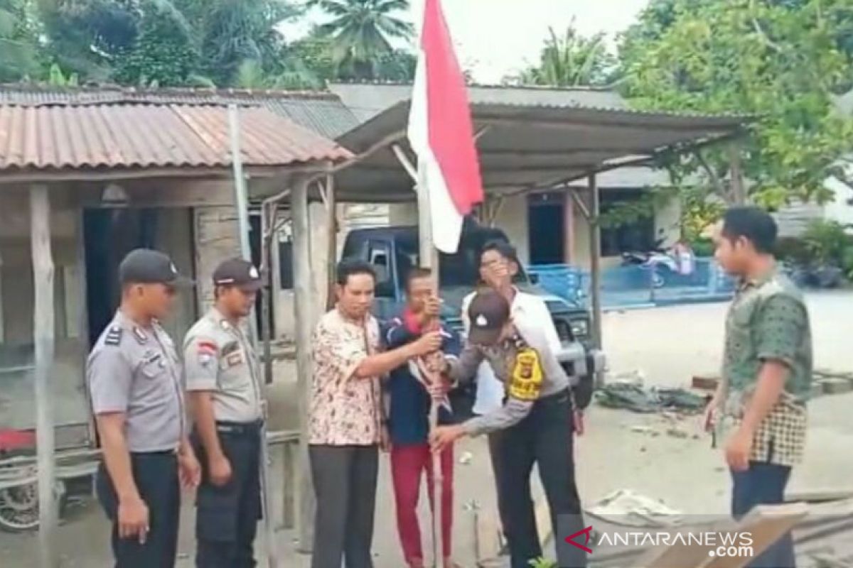 Polsek Toboali laksanakan program Patroli Merah Putih