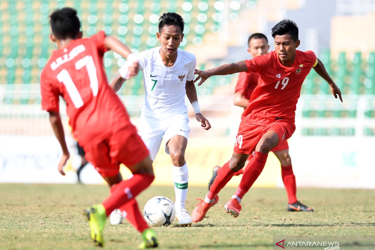 Timnas U-16 berhasil kalahkan tuan rumah Myanmar dilaga perdana
