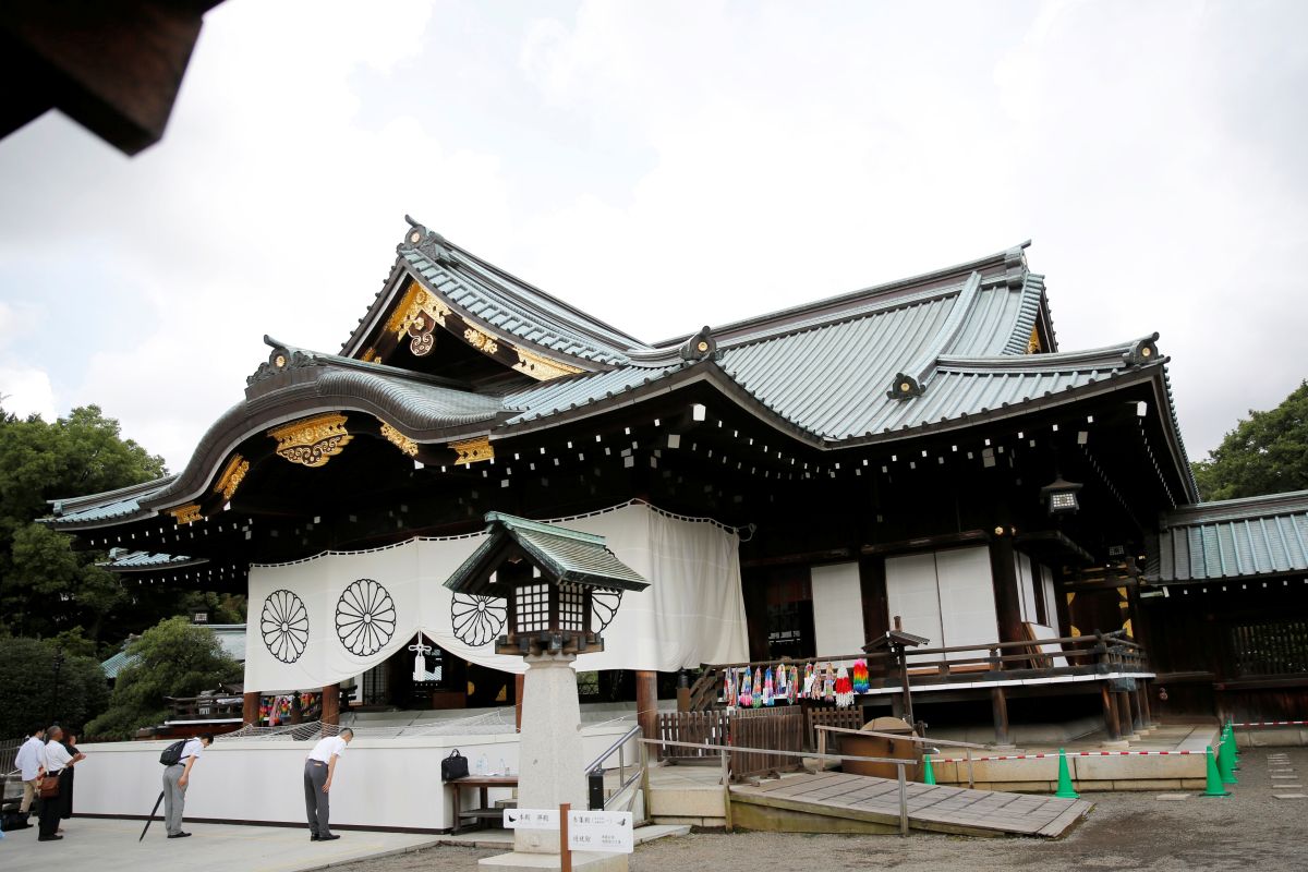 Seorang tersangka ditangkap karena merecoki  kuil Yasukuni