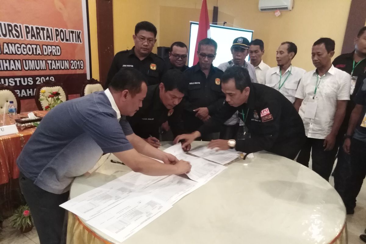 KPU Tebing Tinggi tetapkan 25 anggota DPRD 2019-2024