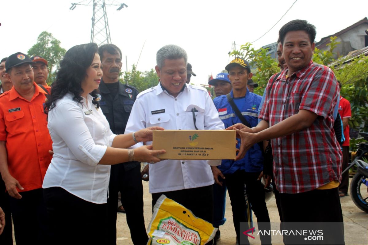 BPBD Kubu Raya data rumah warga yang rusak akibat puting beliung