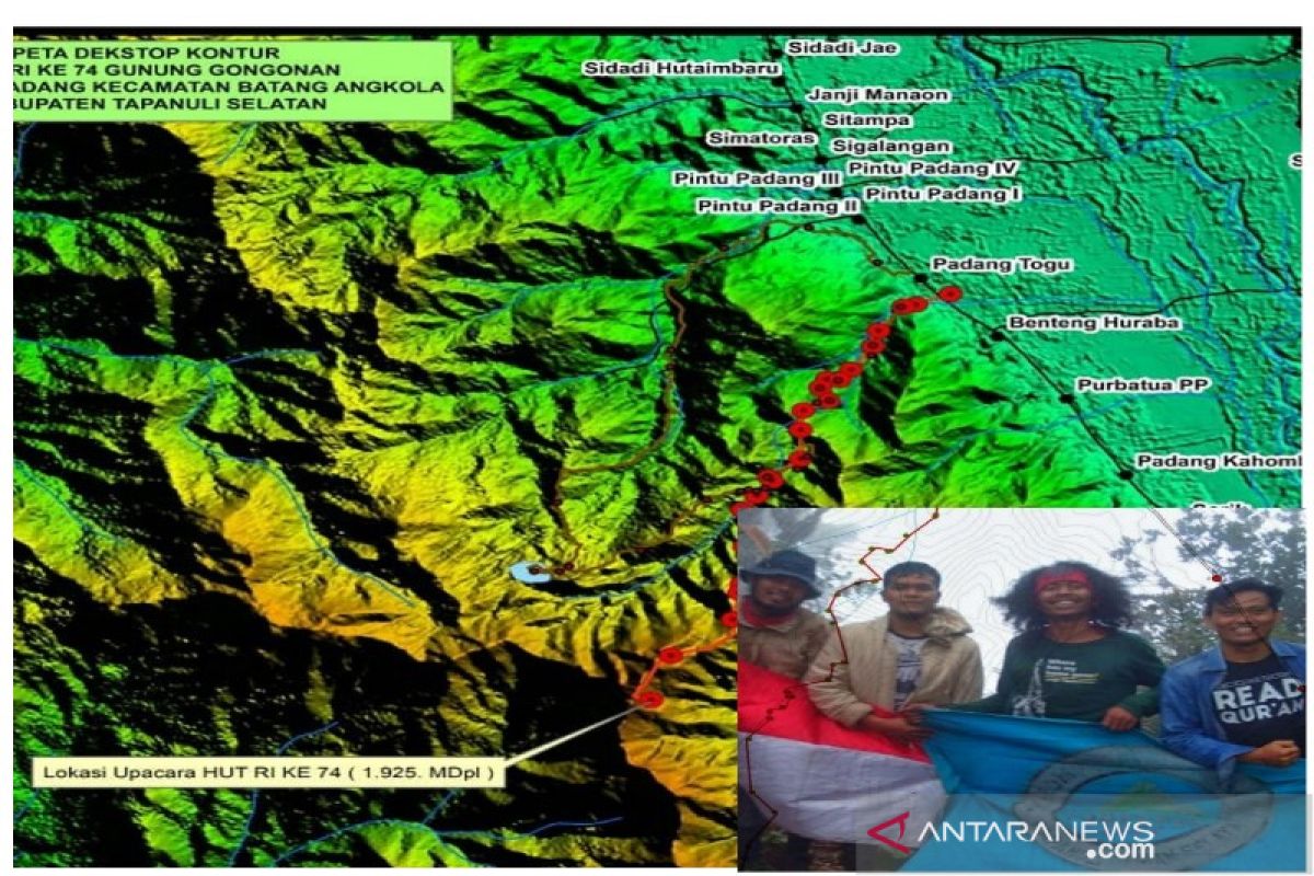 Forester: Jalur merah putih Gunung Gon-gonan selesai dibuat