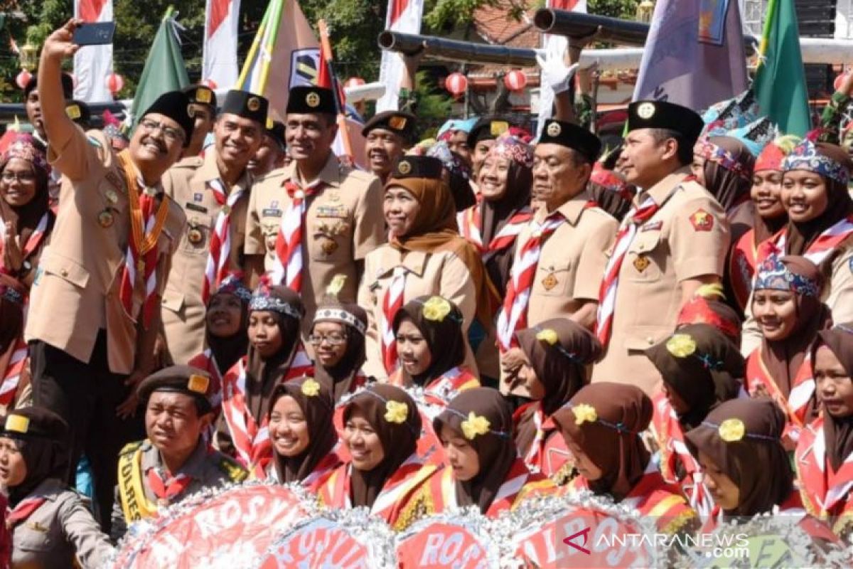 Gubernur Jatim dukung Program Pramuka Prasiaga