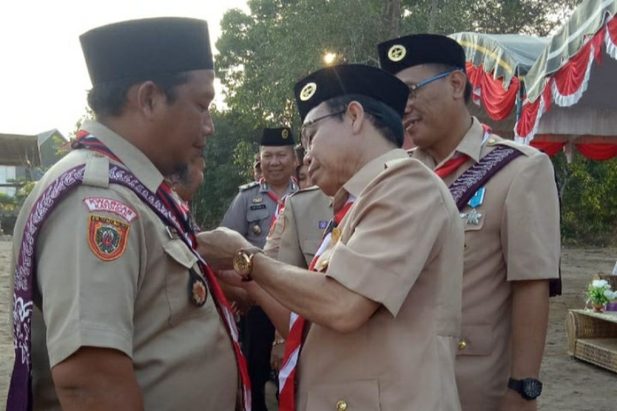 Penganugerahan Lencana Pancawarsa diharapkan pacu semangat gerakan pramuka di Katingan