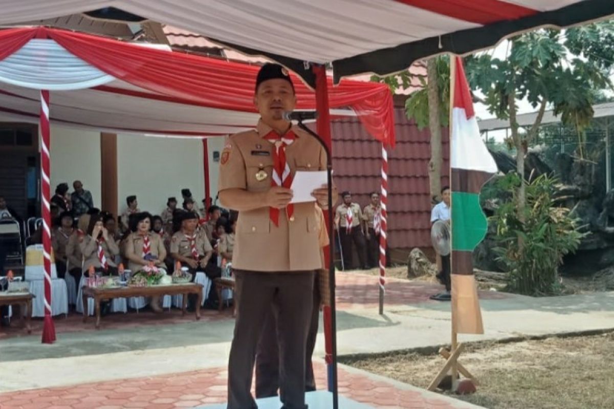 Pramuka sebagai wadah pendidikan karakter, kata Bupati Barsel