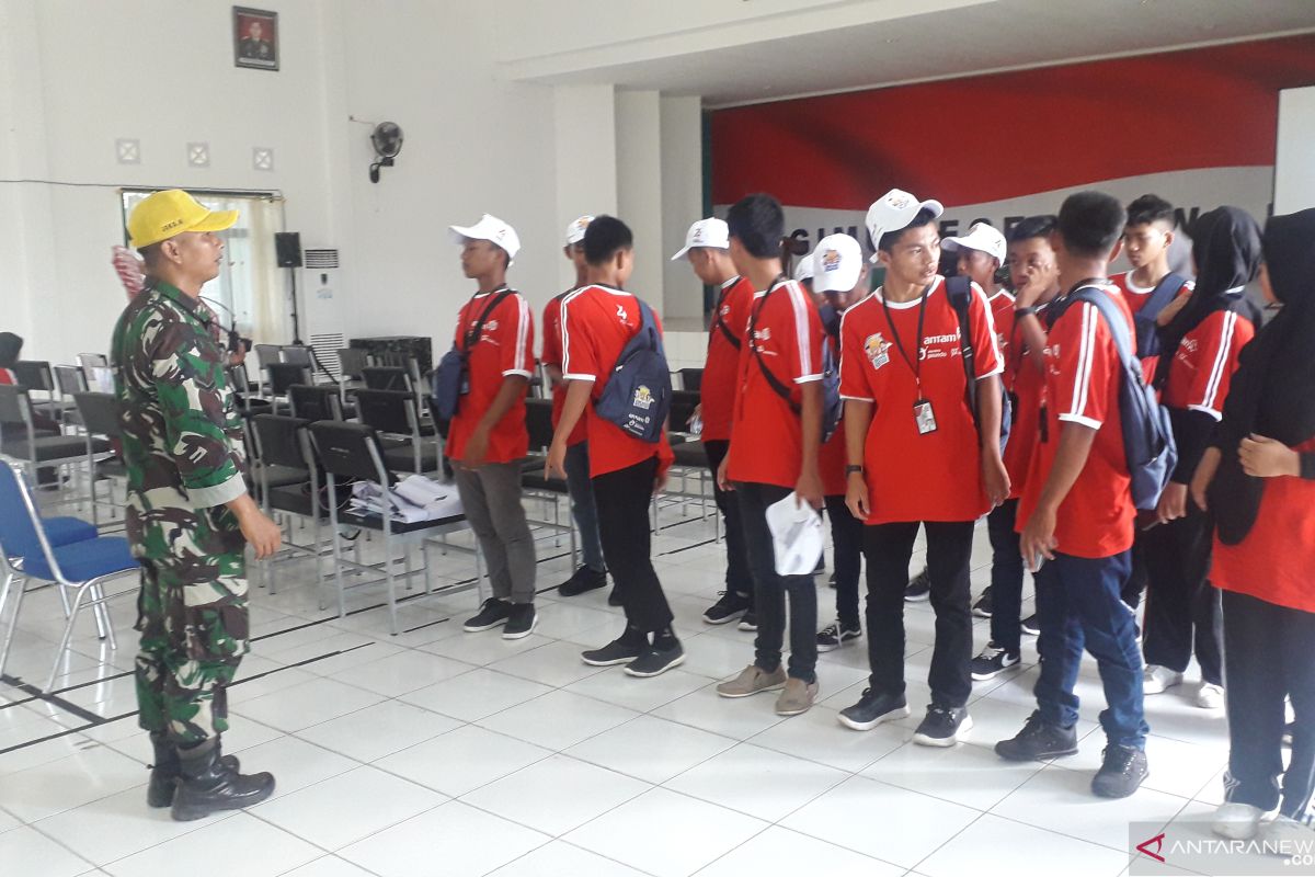 Peserta SMN Mulai Digembleng di Makorem 045/Garuda Jaya Bangka