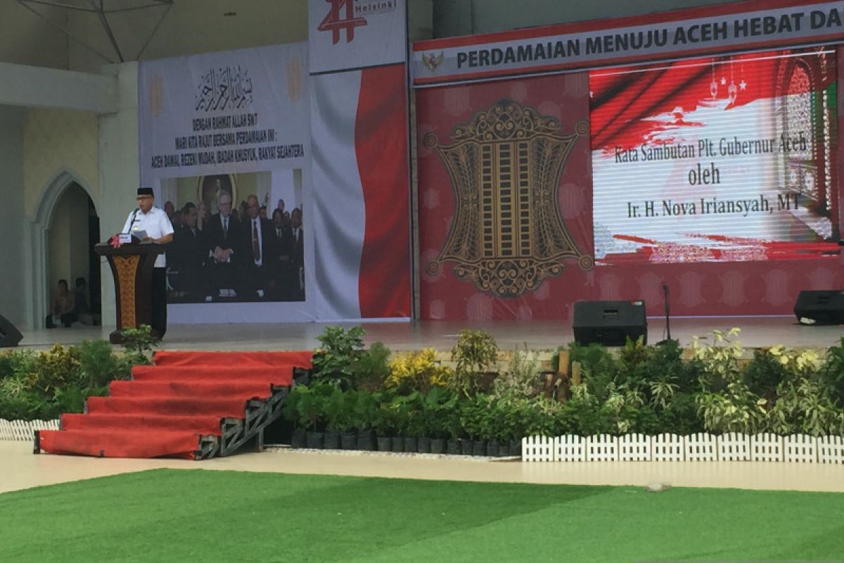 Plt Gubernur: Perdamaian instrumen penting wujudkan  Aceh Hebat