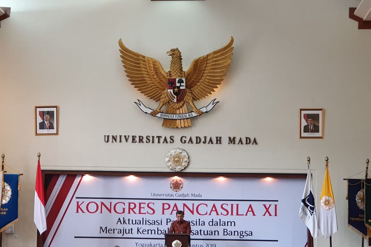 Wapres JK meminta akademisi UGM ciptakan indeks Pancasila