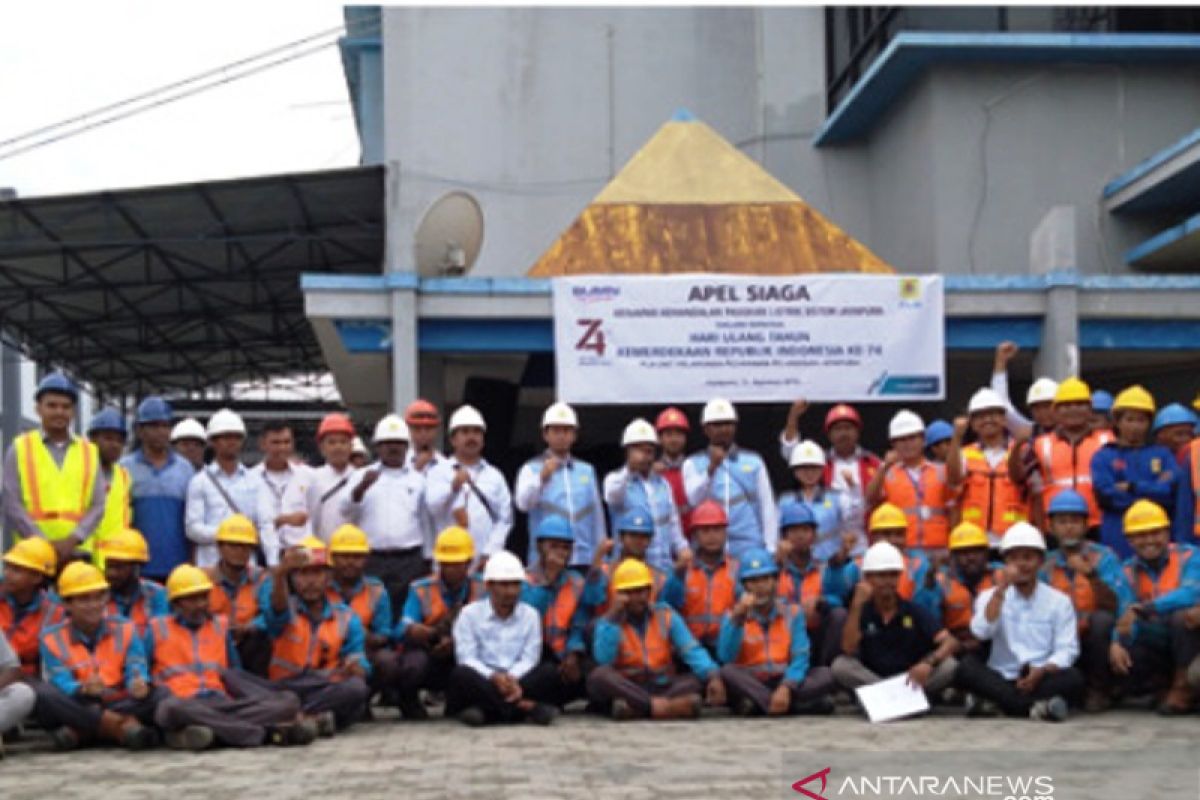 PLN UP3 Jayapura gelar apel siaga jelang HUT RI