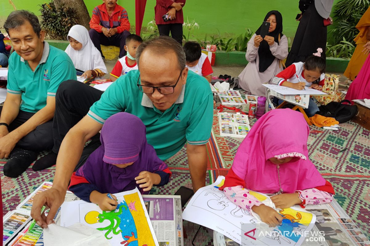 Ratusan anak ramaikan peringatan Hari Anak Nasional di BRSAMPK Rumbai Pekanbaru