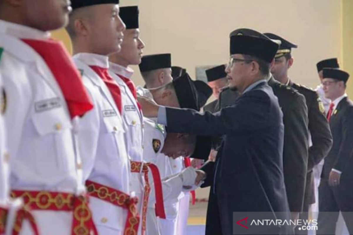 70 anggota Paskibraka Kota Solok dikukuhkan